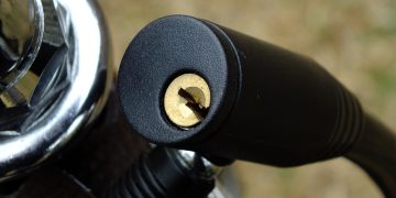 key hole, bike lock, security