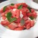 melon, watermelon, feta cheese