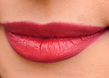 lips, red, woman