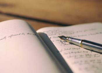 notebook, notes, pen