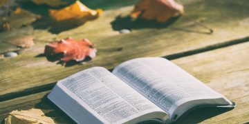 bible, book, pages