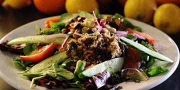 quinoa, salad, healthy