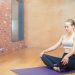 woman, yoga, meditation