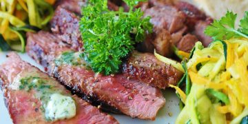 steak, meat, beef steak