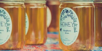 honey raspberry jars